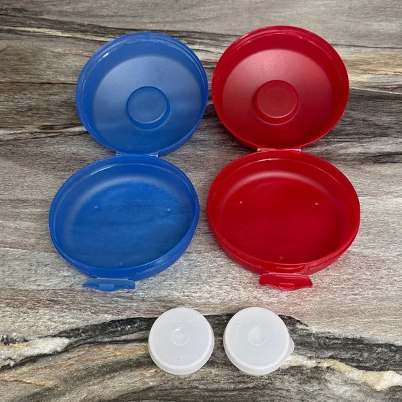 Tupperware Bagel / Sandwich Container Bundle - Picture 3 of 6